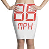 back to the future movie inspired tshirt Pencil Skirts