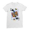 catdog playing card Ladies Fitted T-Shirt