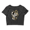 work hard until die Crop Top