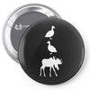 duck duck moose funny Pin-back button