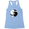 yin yang cat Racerback Tank