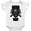 master the rage Baby Onesie