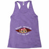 July Peeking Out Baby Girl Racerback Tank