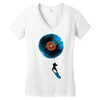 record breaker Women's V-Neck T-Shirt