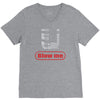 blow me V-Neck Tee