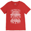 Real Kings Are Born On September 5 V-Neck Tee