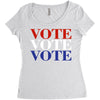 Vote Vote Vote America Women's Triblend Scoop T-shirt