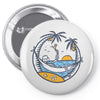 skull summer Pin-back button