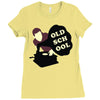 old school dj Ladies Fitted T-Shirt
