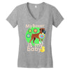 my boxer is my baby1 Women's V-Neck T-Shirt