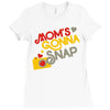 mom's gonna snap Ladies Fitted T-Shirt