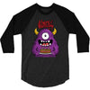 happy birthday monster 3/4 Sleeve Shirt