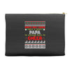 Santa Only Comes Once A Year Papa Is Always Here To Cheer Accessory Pouches