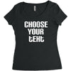 personalised Women's Triblend Scoop T-shirt