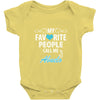My Favorite People Call Me Abuelo Baby Onesie