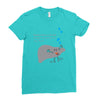 cloudy Ladies Fitted T-Shirt