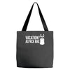 vacation alpaca bag animal humor funny Tote Bags