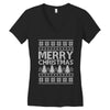 ugly merry christmas Women's V-Neck T-Shirt