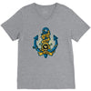 king of pirates anchor V-Neck Tee