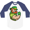 happy saint patrick day 3/4 Sleeve Shirt