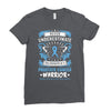 Never Underestimate the Strength of a Prostate Cancer Warrior Ladies Fitted T-Shirt