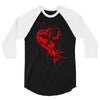 heartless splatter 3/4 Sleeve Shirt