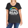 read you dumb fuck Ladies Curvy T-Shirt