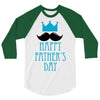 happy father's day 2 3/4 Sleeve Shirt