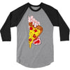 pizza slut 3/4 Sleeve Shirt