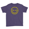 evil smiley emoticon Youth Tee