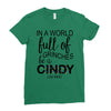 in a world full of grinches be a cindy lou who Ladies Fitted T-Shirt