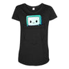 bmo pocket Maternity Scoop Neck T-shirt