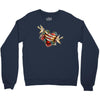 not today satan Crewneck Sweatshirt
