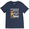 best cat mom V-Neck Tee