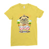 life's a pug Ladies Fitted T-Shirt