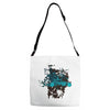 rat rod Adjustable Strap Totes