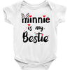 Minnie is my Bestie Baby Bodysuit