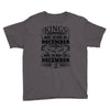 Real Kings Are Born On December 12 Youth Tee