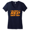 red ginger hair day Women's V-Neck T-Shirt