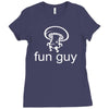 fun guy Ladies Fitted T-Shirt