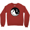 yin yang smiley Crewneck Sweatshirt