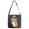too hot for you Adjustable Strap Totes