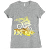 motorbike, love riding my dirtbike Ladies Fitted T-Shirt