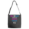 pink or blue mommy is expecting number 2 new Adjustable Strap Totes