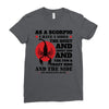 as a scorpio i have 3 sides Ladies Fitted T-Shirt