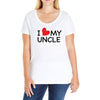 I Love My Uncle Ladies Curvy T-Shirt