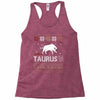 santa taurus christmas ugly t shirts Racerback Tank