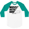 muscles installing 3/4 Sleeve Shirt