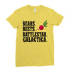bears beets battlestar galactica Ladies Fitted T-Shirt