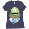 one eyes monster Ladies Fitted T-Shirt